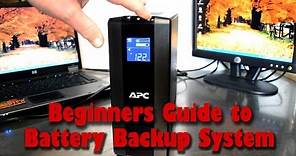 Beginners Guide to Using a Battery Backup UPS System
