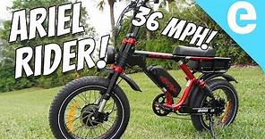 Ariel Rider Grizzly Review: 36 MPH Electric Bike!