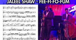 Jaleel Shaw on "Fee-Fi-Fo-Fum" - Live with Roy Haynes (2019) - Solo Transcription for Alto Sax