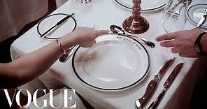 Modern Etiquette: Dining Out with Chloe Malle - Vogue