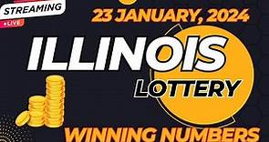 Illinois Evening Lottery Results For - 23 Jan, 2024 - Pick 3 - Pick 4 - Lucky Day Lotto - Powerball