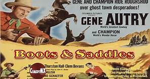 Gene Autry | Boots and Saddles (1937) | Gene Autry | Smiley Burnette | Judith Allen | Joseph Kane