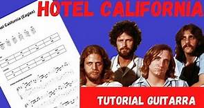 🏩 HOTEL CALIFORNIA (The Eagles) | Tutorial Guitarra Fácil 🎸