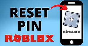 How To Reset Roblox Pin - 2022
