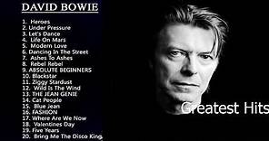 Greatest Hits David Bowie 2017 David Bowie Best Songs.