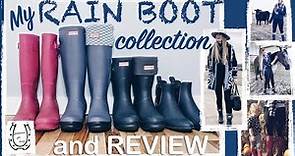 rain boot collection and review