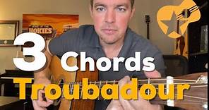 Troubadour | George Strait | 3 Chord Guitar Lesson