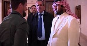 HRH Prince Abdulaziz bin Turki bin Talal Al Saud greeted by President of Chechnya Ramzan Kadyrov