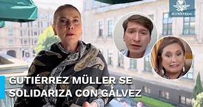 Beatriz Gutiérrez Müller pide elecciones limpias tras video de hijo de Xóchitl Gálvez