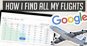 How to use Google Flights to find the best deals!