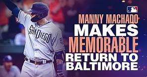 Manny Machado's memorable return to Baltimore