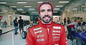 Caio Castro em treino da Fórmula Vee em Interlagos