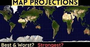 Map Projections Overview and How They Distort the Earth