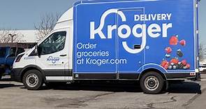 How does Kroger's grocery delivery service work?