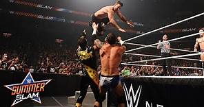 WWE Network: Neville & Stephen Amell vs. Stardust & King Barrett: SummerSlam 2015