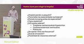 XVI Jornadas PostMIR AMIR | Anestesiología - Manuel Galvez