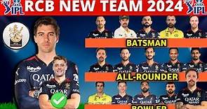 IPL 2024 - Royal Challengers Bangalore Full Squad | RCB Team New Players List 2024 | RCB Team 2024