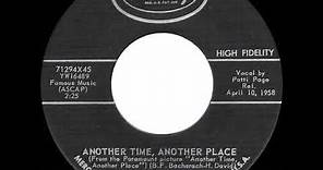 1958 HITS ARCHIVE: Another Time, Another Place - Patti Page