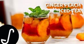 Refreshing Ginger Peach Iced Tea Recipe