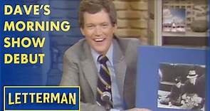 Dave's Morning Show Debut In 1980 | Letterman