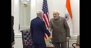 PM Modi meets the CEO of Kohlberg Kravis Roberts (KKR) & Co. Henry Kravis in New York