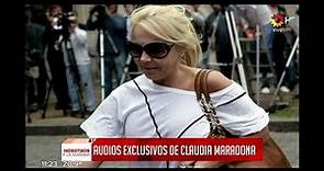 Audio de Claudia Maradona en Nosotros a la Mañana