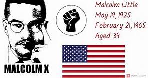 Malcolm X biography in 3 minutes - mini bio - mini history - 3 minute history for dummies