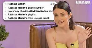Radhika Madan answers Most Googled Questions | Mashable India