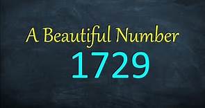 #Ramanujan | A beautiful Number 1729 | Ramanujan Number