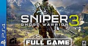Sniper Ghost Warrior 3 - Full PS4 Gameplay Walkthrough | FULL GAME Longplay
