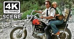 Clint Eastwood, Sondra Locke chopper chase in 1977's The Gauntlet | 4K
