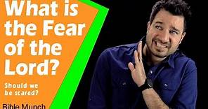 What is the Fear of the Lord | What is the Fear of God - Should we be scared? | Bible Devotion