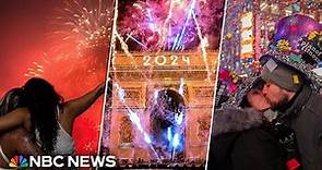 Watch New Year's 2024 celebrations from around the world