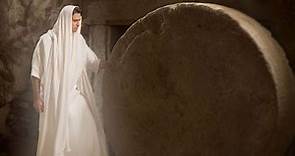 Jesús es colocado en un sepulcro