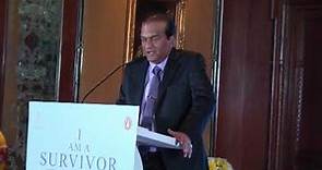 Dr. Vijay Anand Reddy Speaks at I Am a Survivor Book Launch