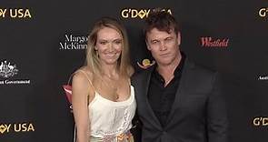 Luke Hemsworth and Samantha Hemsworth at 2018 G Day USA Los Angeles Black Tie Gala