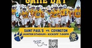 St. Paul's vs Covington District 6-5A Varsity Football 2023