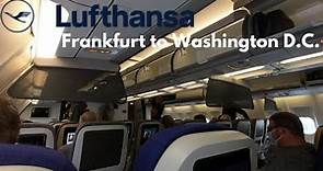 The Lufthansa Experience: Airbus A340-300 Economy from Frankfurt to Washington D.C.