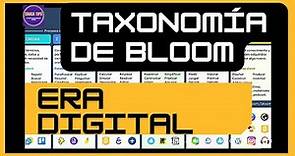 ▶️▶️▶️🔴TAXONOMIA DE BLOOM PARA LA ERA DIGITAL (2023) BLOOM'S TAXONOMY FOR THE DIGITAL AGE✨✨✨