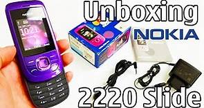 Nokia 2220 Slide Unboxing 4K with all original accessories RM-590 review