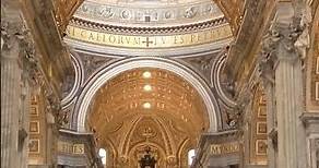 Largest Church in the World - (St. Peter’s Basilica,Vatican City)