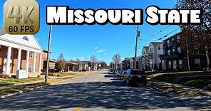 Driving Around Missouri State University Campus in 4k Video