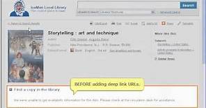 OCLC WorldCat Registry: Help users connect to your library