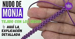 ☝️Nudo de MONJA o Cordón de MONJA. ⚠️Explicación PASO a PASO. How to make nun's knot?