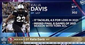 Why the 49ers Drafted Kalia Davis