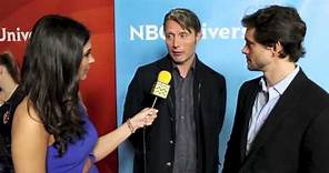 Hugh Dancy and Mads Mikkelsen from Hannibal @ NBC Red Carpet | AfterBuzz TV Interview
