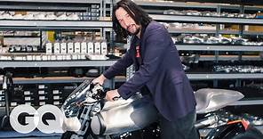 Keanu Reeves Shows Off His Most Prized Motorcycles | Collected | GQ