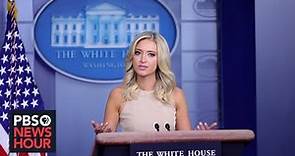 WATCH: White House press secretary Kayleigh McEnany gives news briefing