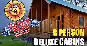 8-Person Deluxe Cabin Rental at Clay's Park Resort