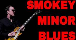 Smokey D Minor Blues Backing Track | The Saddest of All Keys Guitar Jam Track (67 BPM)